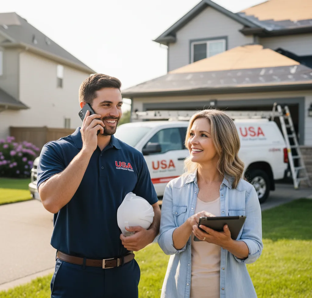 USA Roof Repair Experts customer support in Bethany